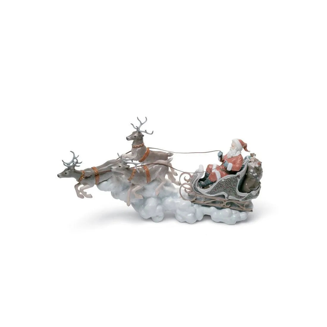 Santa's Midnight Ride Sleigh Figurine (Limited Edition) (Lladro Special Order)