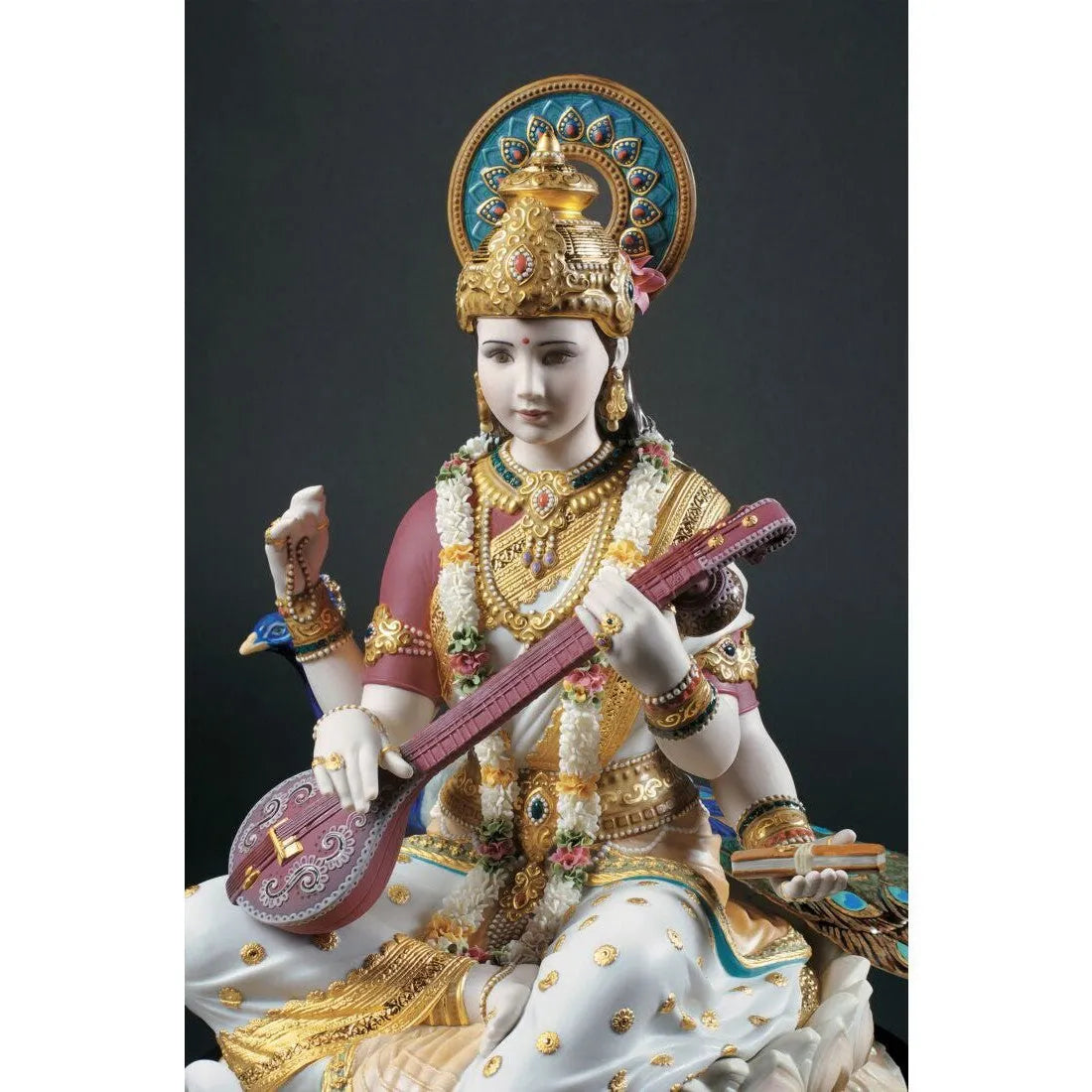 Saraswati Sculpture (Limited Edition) (Lladro Special Order)