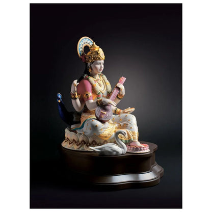 Saraswati Sculpture (Limited Edition) (Lladro Special Order)