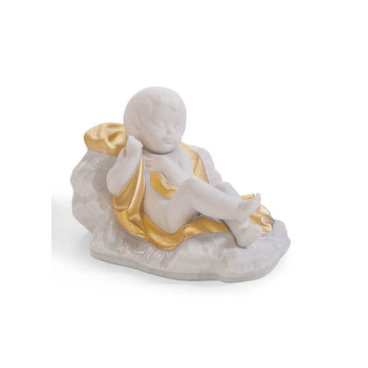 Set Silent Night Nativity Figurine Golden Lustre (Lladro Special Order)