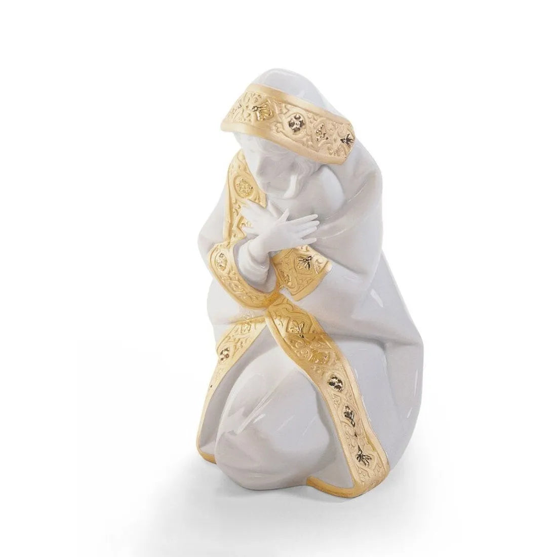 Set Silent Night Nativity Figurine Golden Lustre (Lladro Special Order)