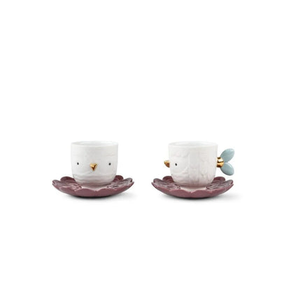 Set Of 2 Cups And Saucers Kawki (Lladro Special Order)