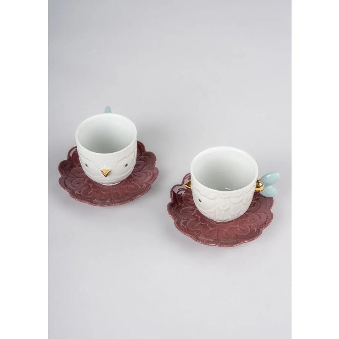 Set Of 2 Cups And Saucers Kawki (Lladro Special Order)