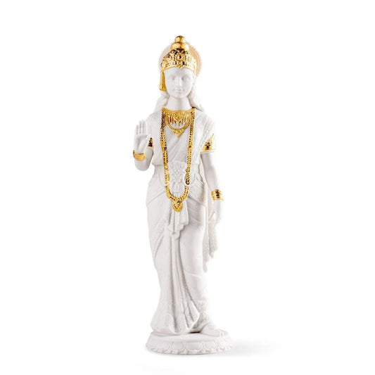 Sita Sculpture - Golden Luster (Lladro Special Order)