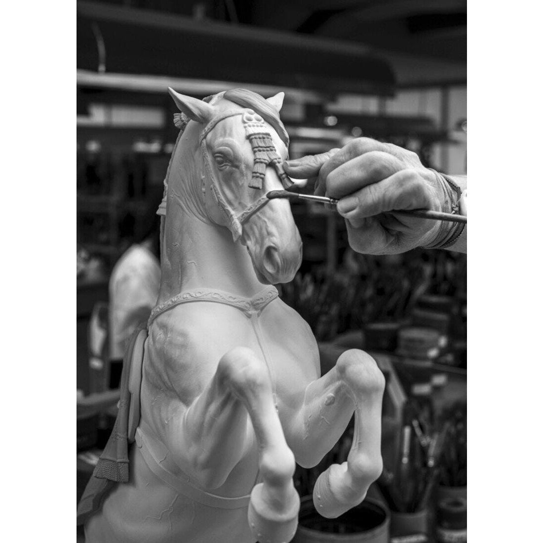 Spanish Pure Breed Sculpture - Haute √Âcole (Limited Edition) (Lladro Special Order)