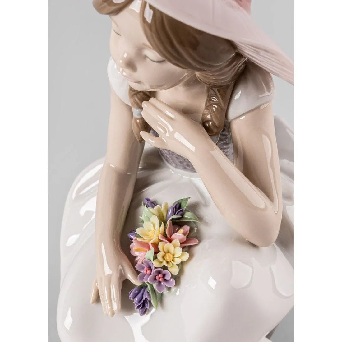 Spring Has Come Girl Sculpture (Lladro Special Order)