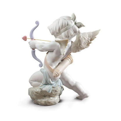 Straight To The Heart Cupid Angel Figurine (Lladro Special Order)