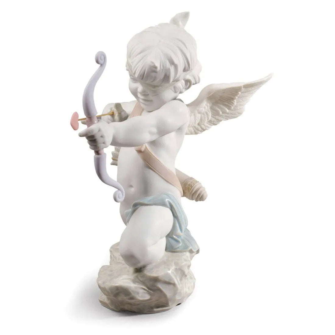 Straight To The Heart Cupid Angel Figurine (Lladro Special Order)