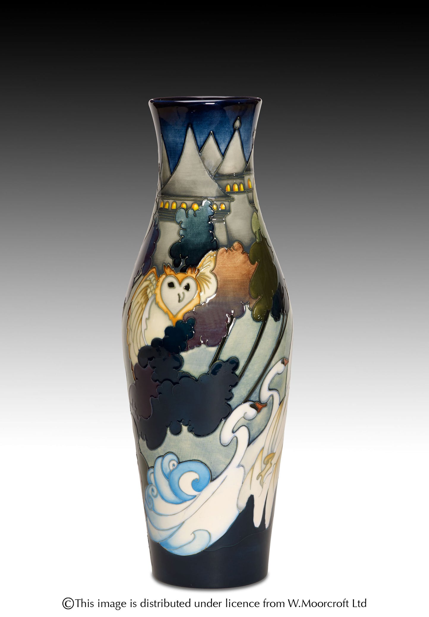 Swan Lake Vase (Moorcroft)