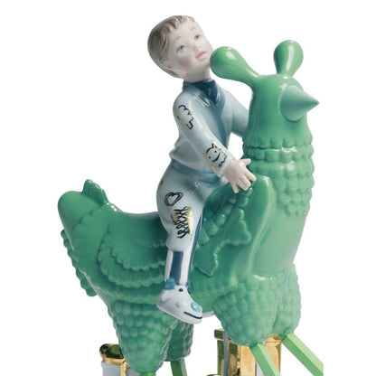 The Rocking Chicken Ride Figurine - By Jaime Hayon (Lladro Special Order)