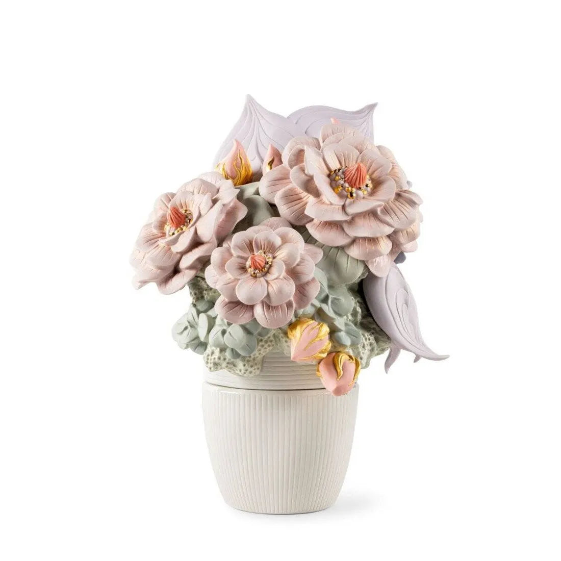 Vase With Flowers - Pink (Lladro Special Order)