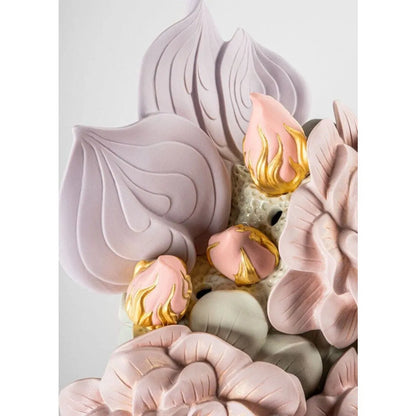 Vase With Flowers - Pink (Lladro Special Order)