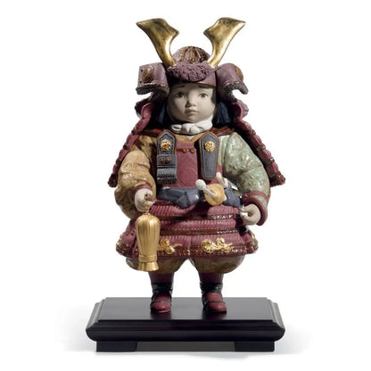 Warrior Boy Figurine - Golden Lustre (Limited Edition) (Lladro Special Order)