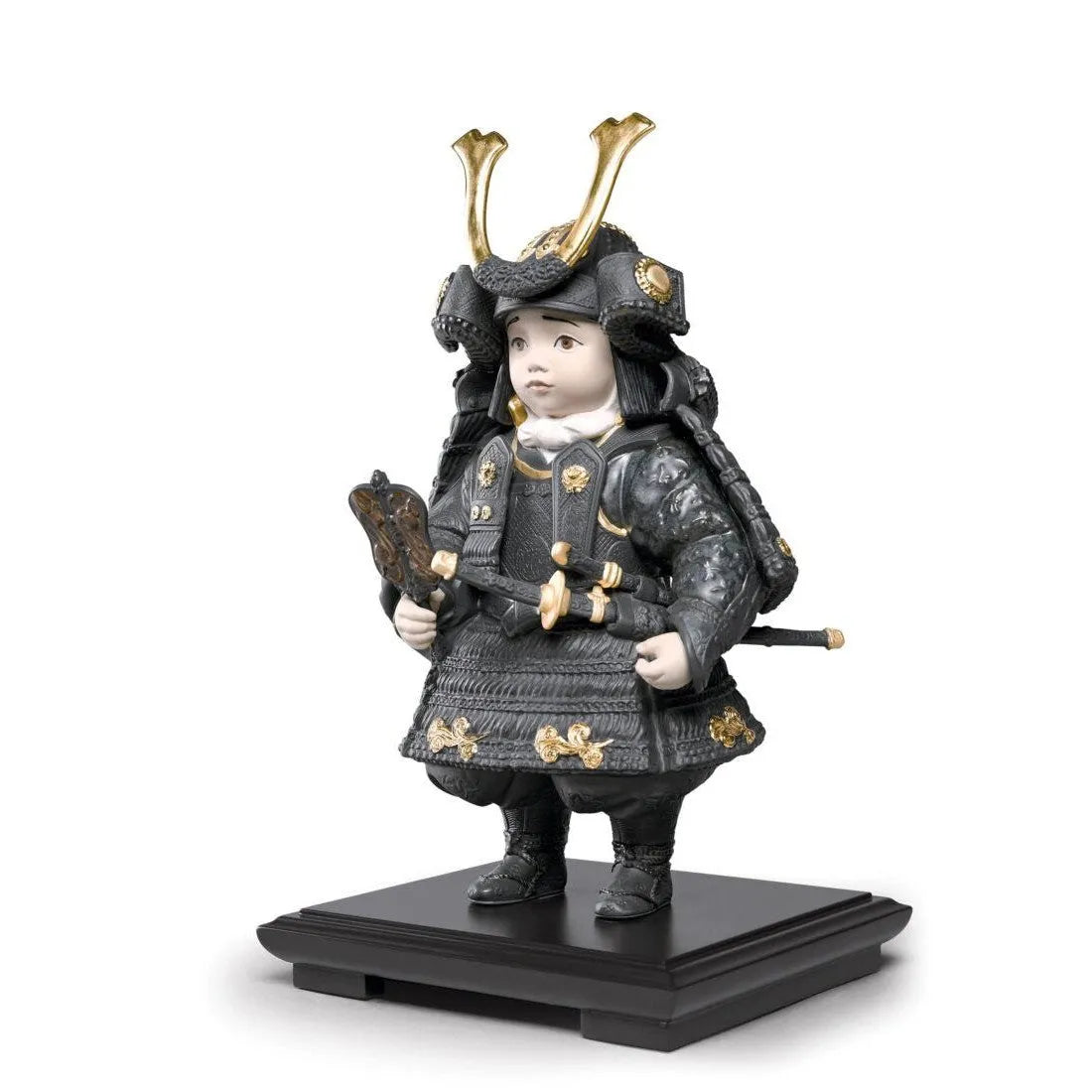 Warrior Boy Figurine - Golden Luster (Lladro Special Order)