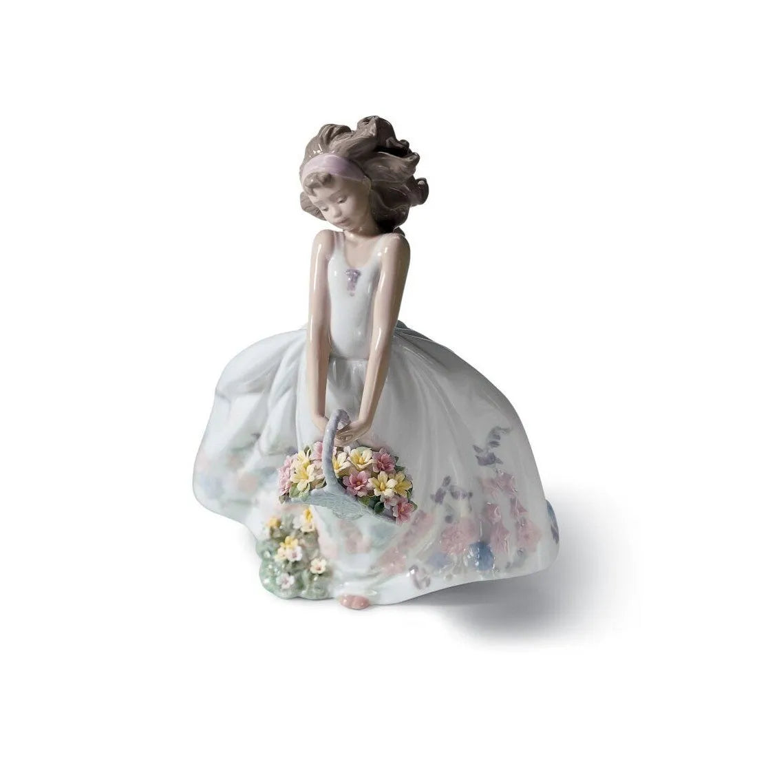 Wild Flowers Girl Figurine (Lladro Special Order)