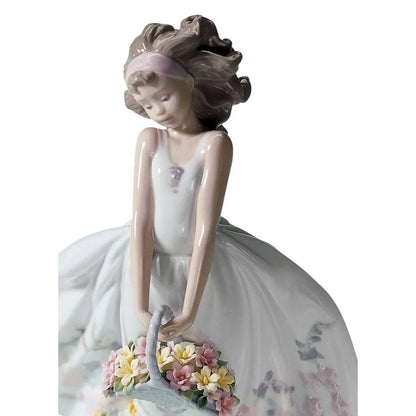 Wild Flowers Girl Figurine (Lladro Special Order)