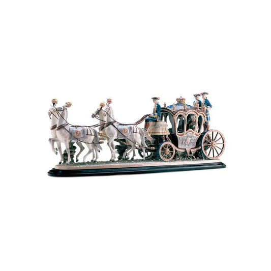 Xviiith Century Coach Sculpture (Limited Edition) (Lladro Special Order)