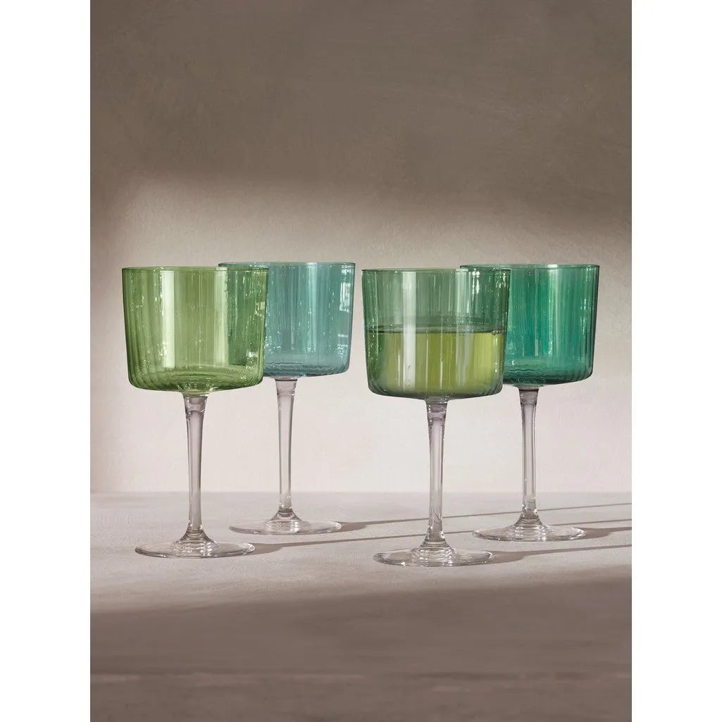 Gems Wine Glass Jade - Set of 4 (LSA)