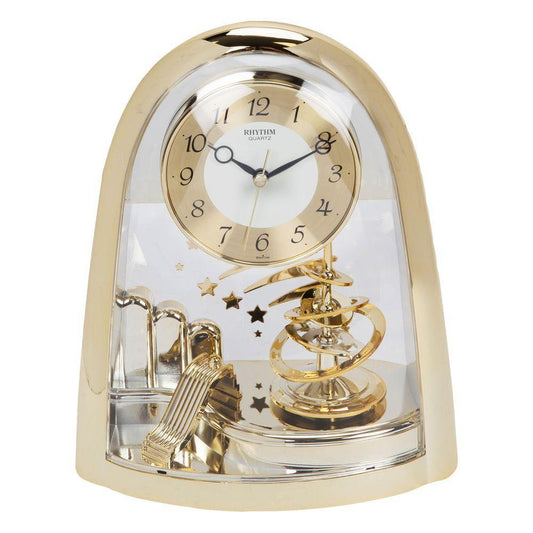 Mantel Arch Gold - Rhythm Clock - Gallery Gifts Online 