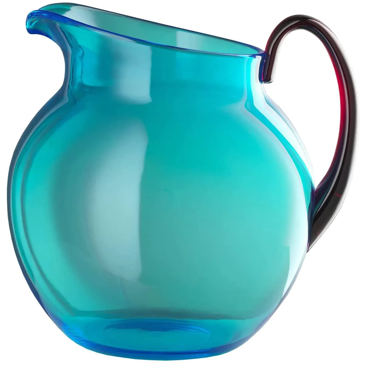 Pitcher Pallina Small Turquoise/Ruby - Gallery Gifts Online 