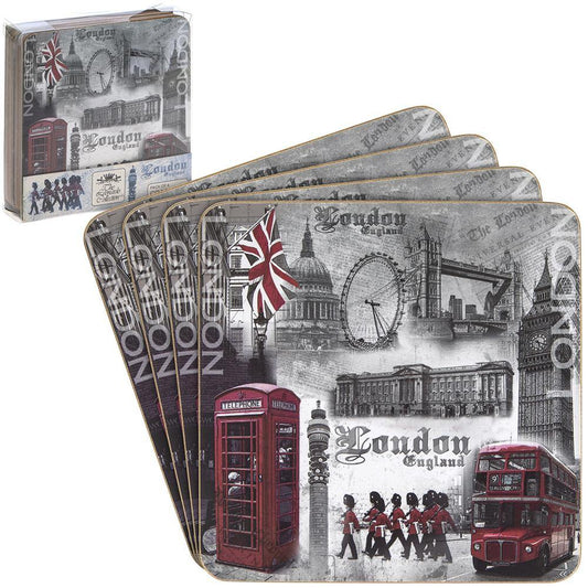 London Coasters - Set of 4 - Gallery Gifts Online 