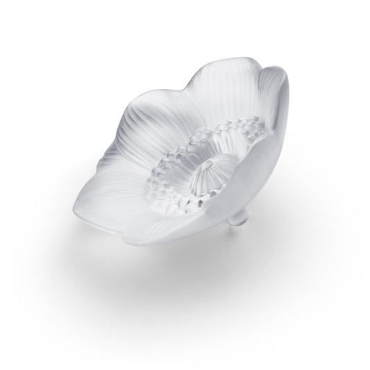 Anemone Figure Small Size Clear (Lalique) - Gallery Gifts Online 