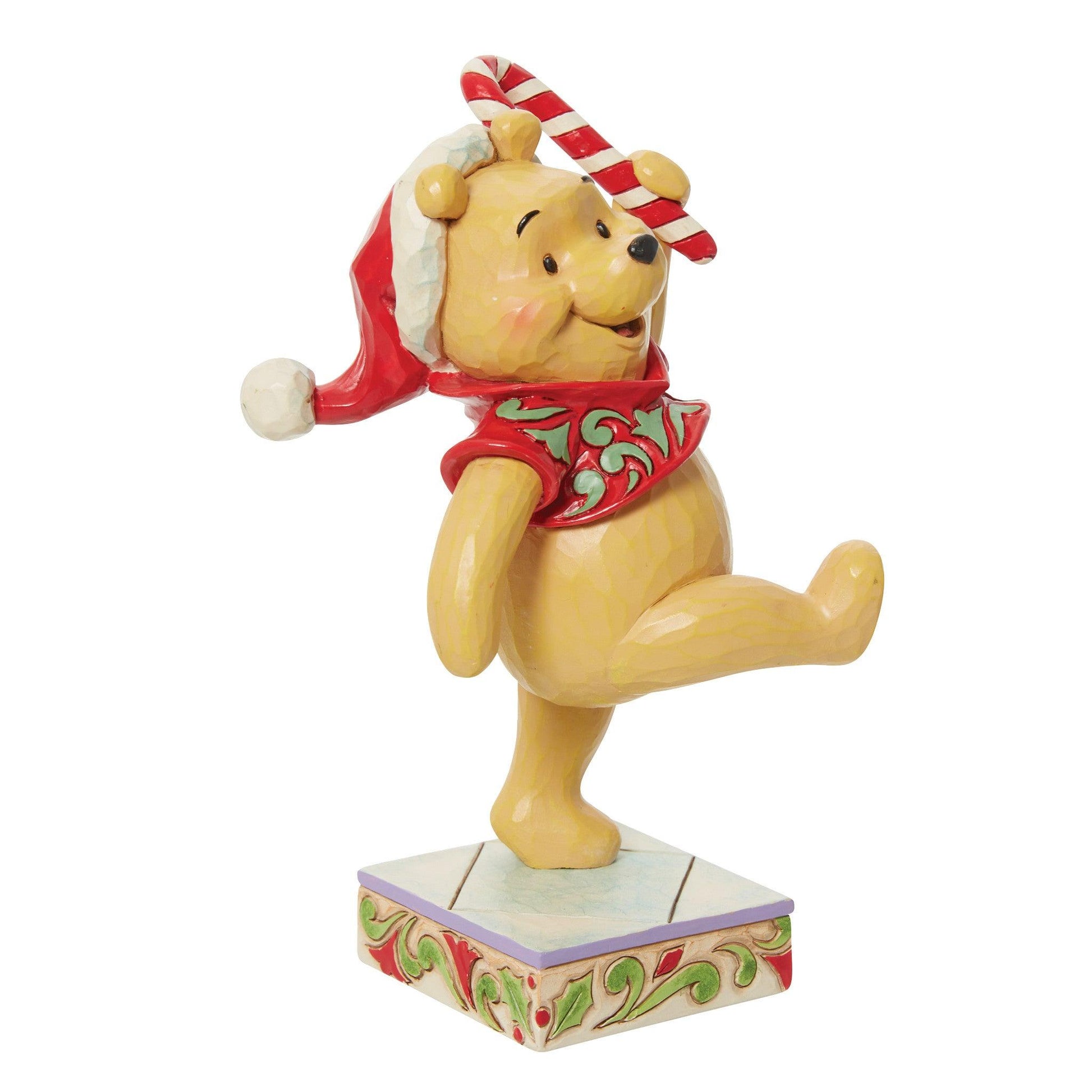 Christmas Holiday Pooh Figurine - Gallery Gifts Online 