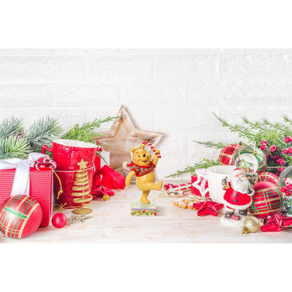 Christmas Holiday Pooh Figurine - Gallery Gifts Online 