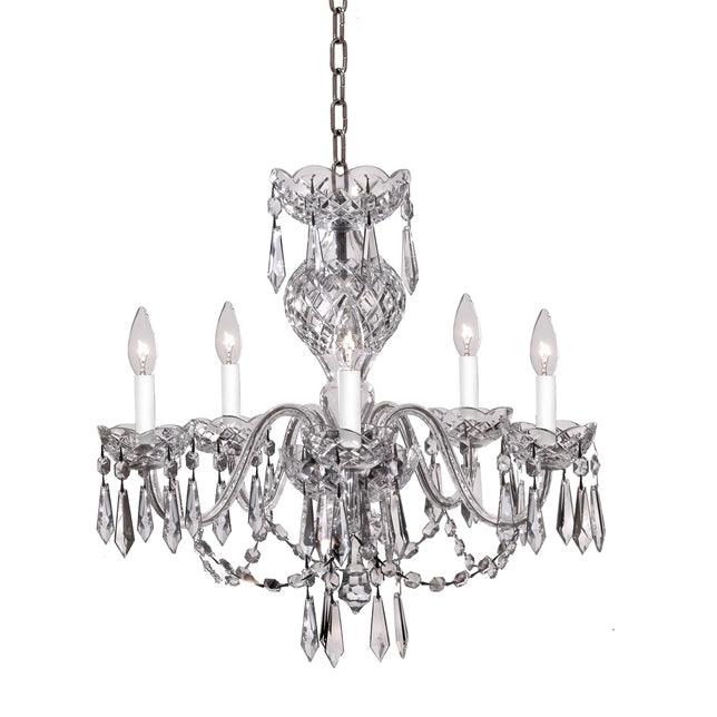 Comeragh 5 Arm Chandelier (Waterford Crystal) – Gallery Gifts Online