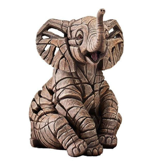 Elephant Calf Edge Sculpture (Edge Sculpture by Matt Buckley) - Gallery Gifts Online 