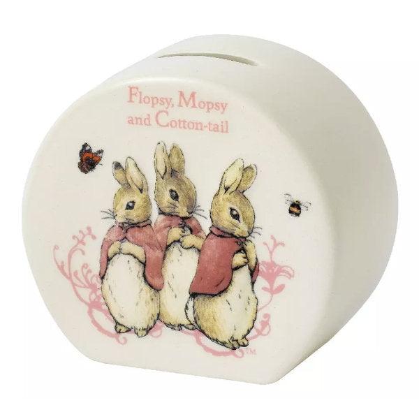 Flopsy, Mopsy & Cotton-tail Money Bank - Gallery Gifts Online 