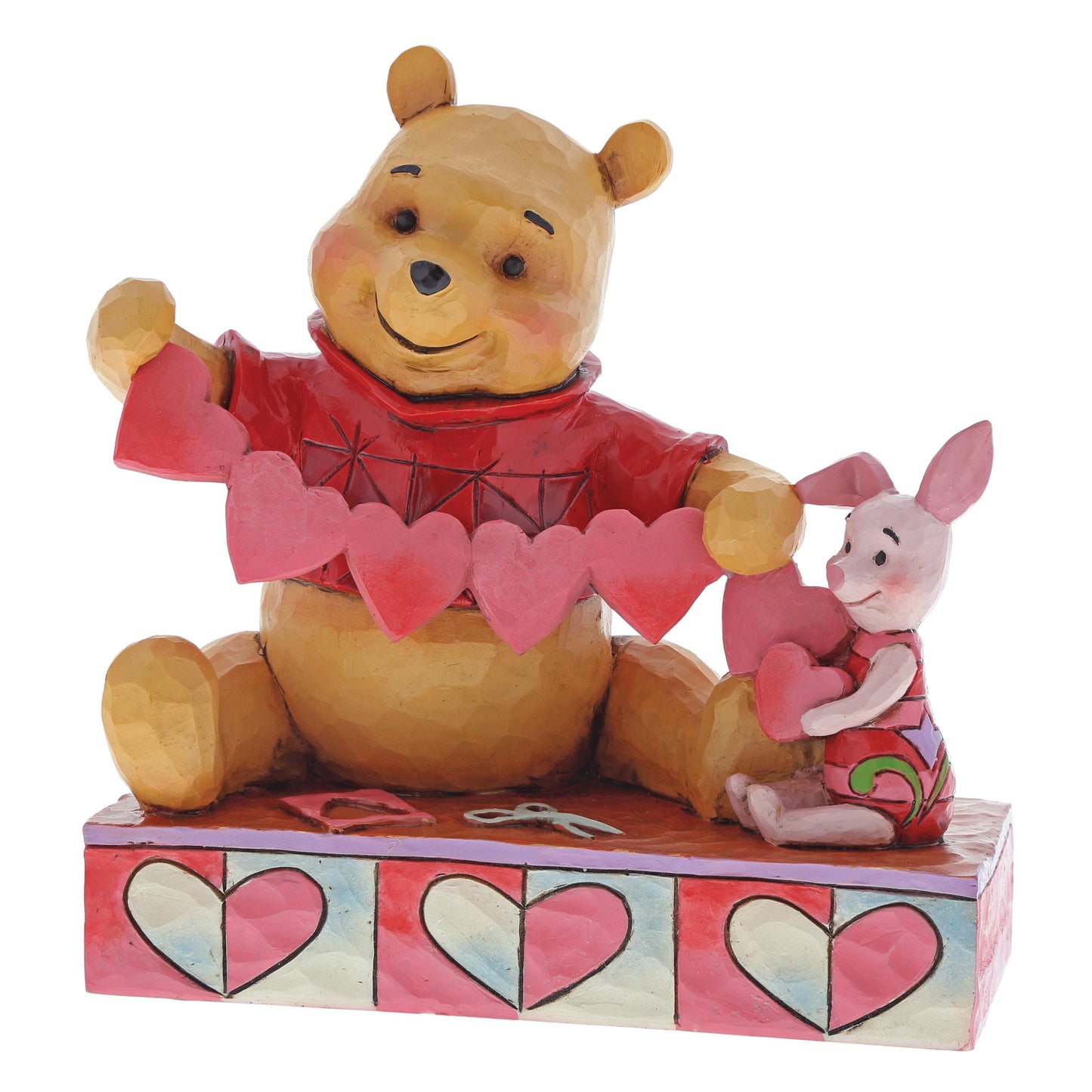 Handmade Valentines (Pooh and Piglet Figurine) (Disney Traditions by Jim Shore) - Gallery Gifts Online 