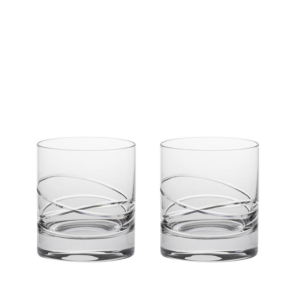 Large Sized Tumbler Pair - Skye (Royal Scot Crystal) - Gallery Gifts Online 