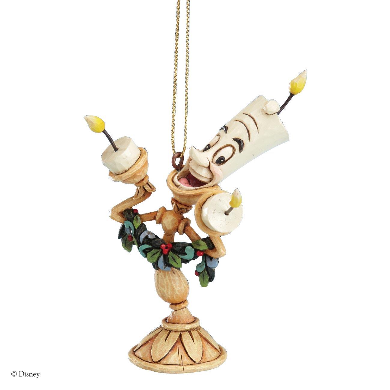 Lumiere Hanging Ornament (Disney Traditions by Jim Shore) - Gallery Gifts Online 