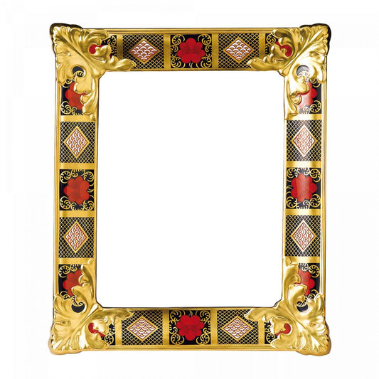 Old Imari Solid Gold Band - Picture Frame Large (Royal Crown Derby) - Gallery Gifts Online 