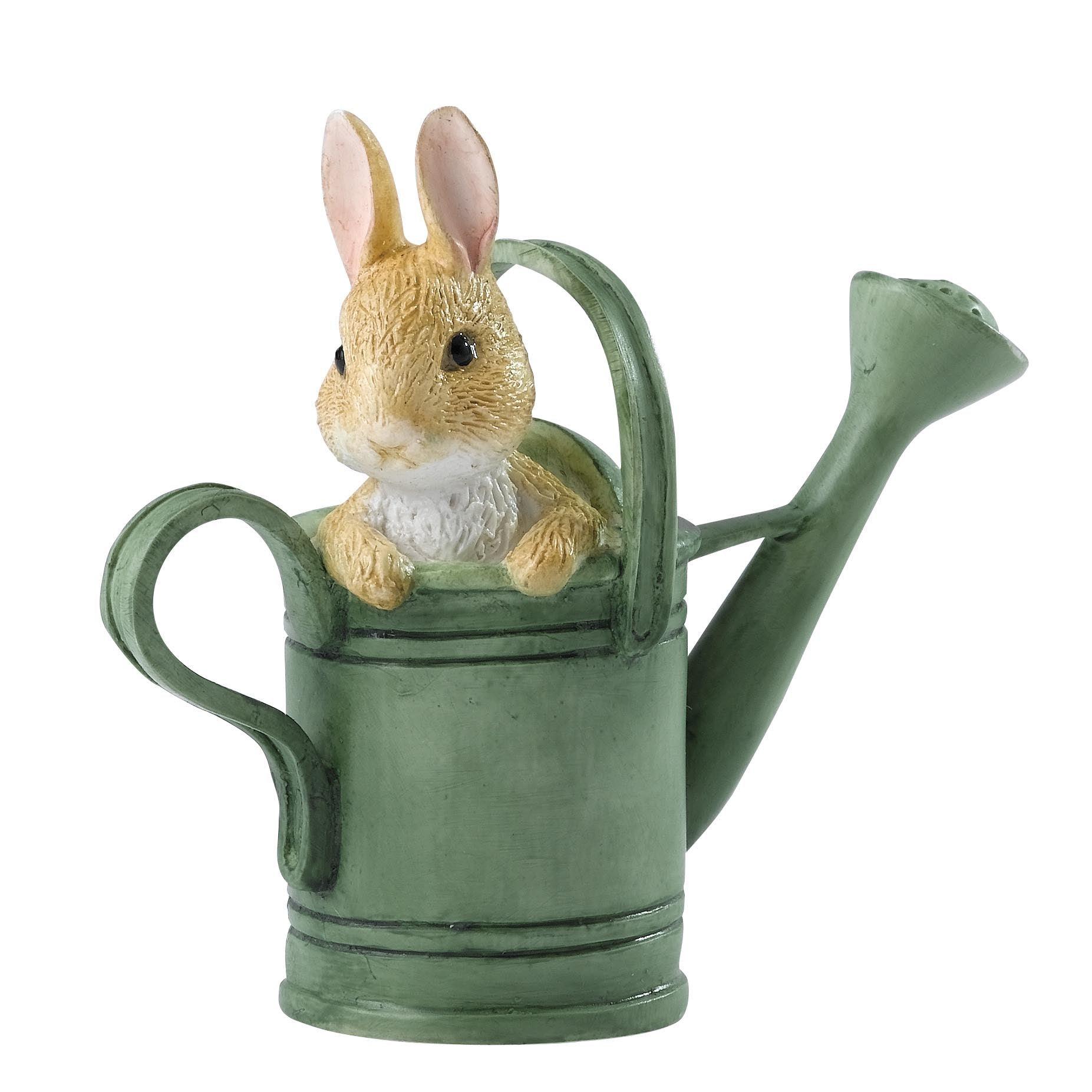 Peter in Watering Can Mini Figurine (Beatrix Potter) - Gallery Gifts Online 