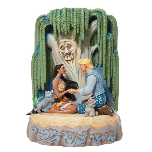 Pocahontas Carved by Heart - (Disney Traditions by Jim Shore) - Gallery Gifts Online 