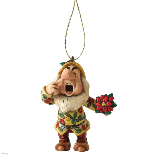 Sneezy Hanging Ornament (Disney Traditions by Jim Shore) - Gallery Gifts Online 