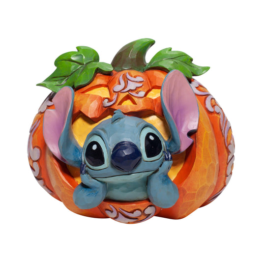 Stitch O' Lantern Figurine (Disney Traditions by Jim Shore) - Gallery Gifts Online 