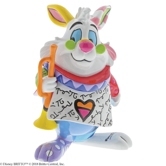 White Rabbit Mini Figurine (Disney Britto Collection) - Gallery Gifts Online 